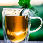 cup of mint tea