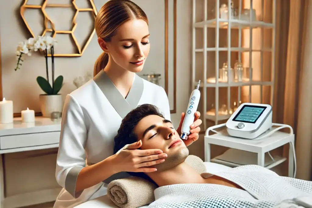 Microcurrent facial